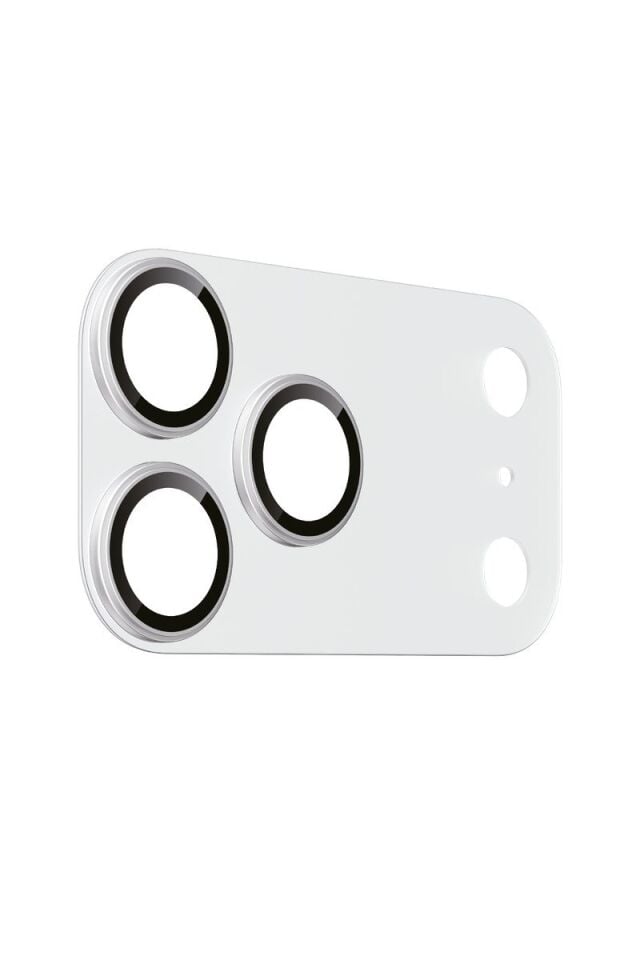 Keephone Apple iPhone 18 Pro Reggio Kamera Lens - Gümüş