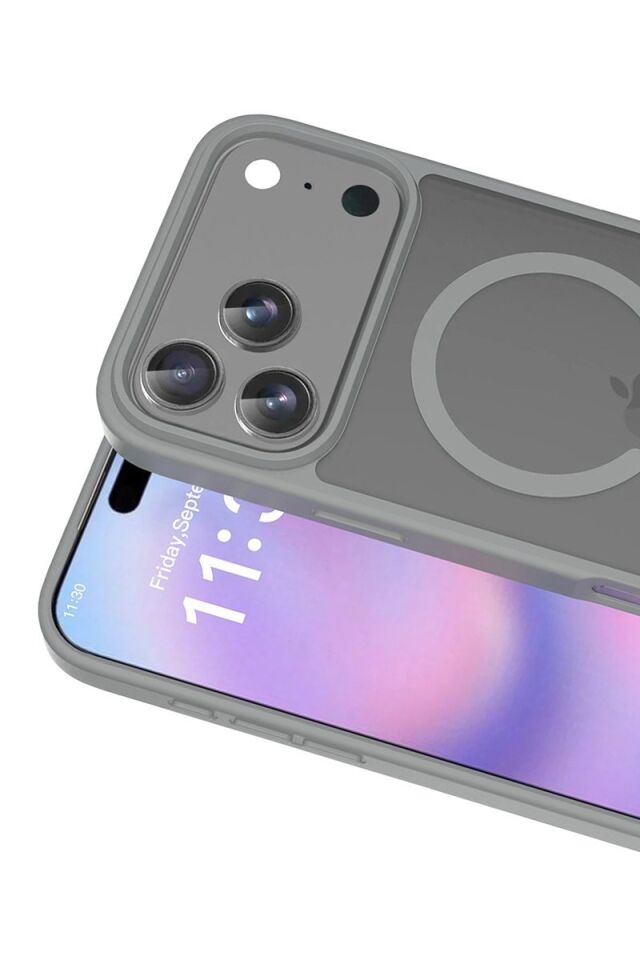 Joko Apple iPhone 18 Pro Jota Magsafe Kapak - Titan Gri