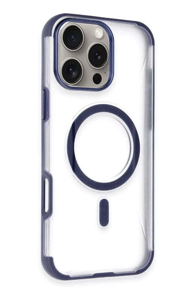 Joko Apple iPhone 14 Pro Max Hilton Magsafe Kapak - Lacivert