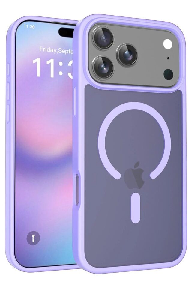 Joko Apple iPhone 18 Pro Jota Magsafe Kapak - Lila