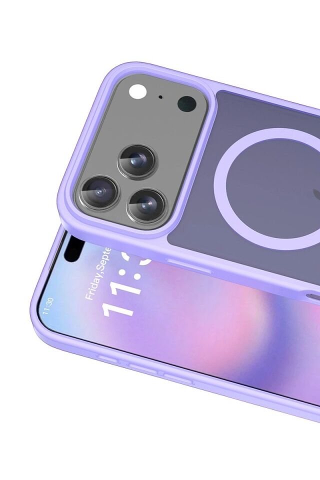 Joko Apple iPhone 18 Pro Jota Magsafe Kapak - Lila