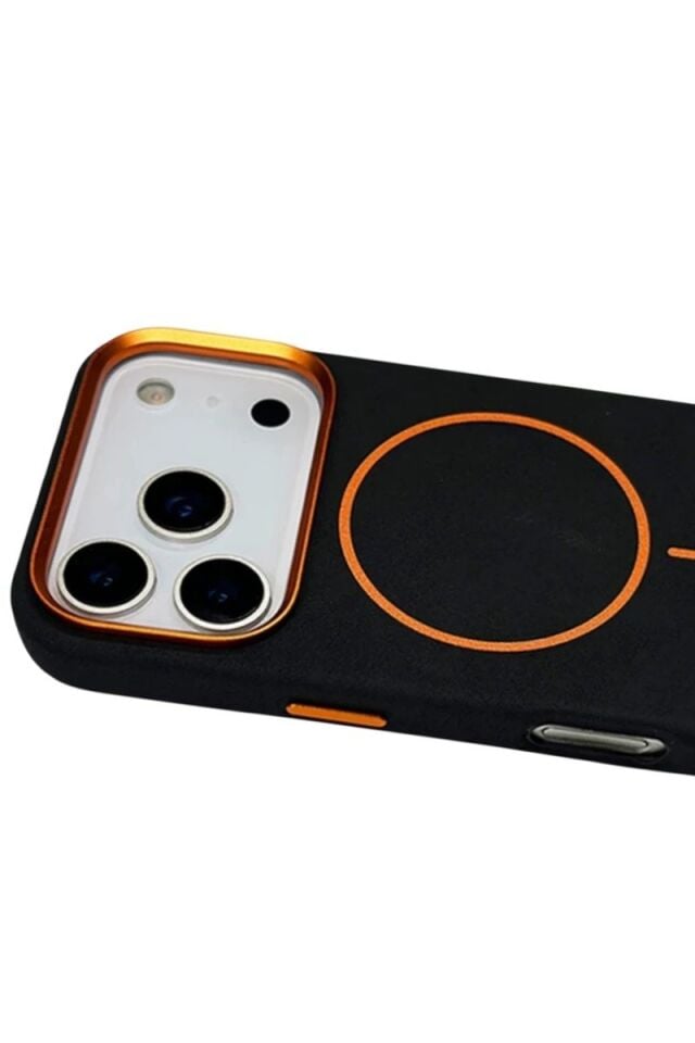 Joko Apple iPhone 17 Pro Max Luno Deri Magsafe Kapak - Siyah
