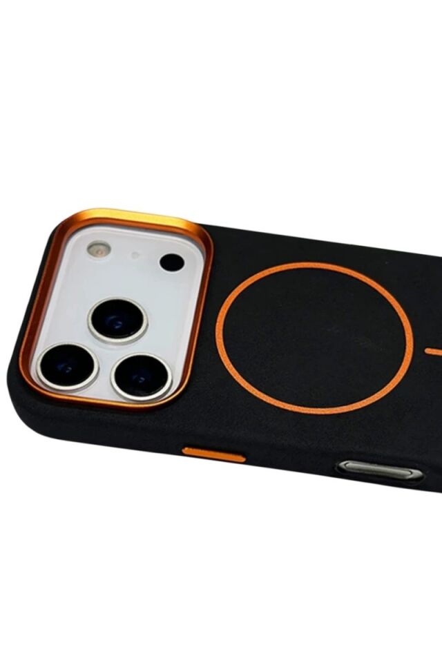 Joko Apple iPhone 17 Pro Luno Deri Magsafe Kapak - Siyah
