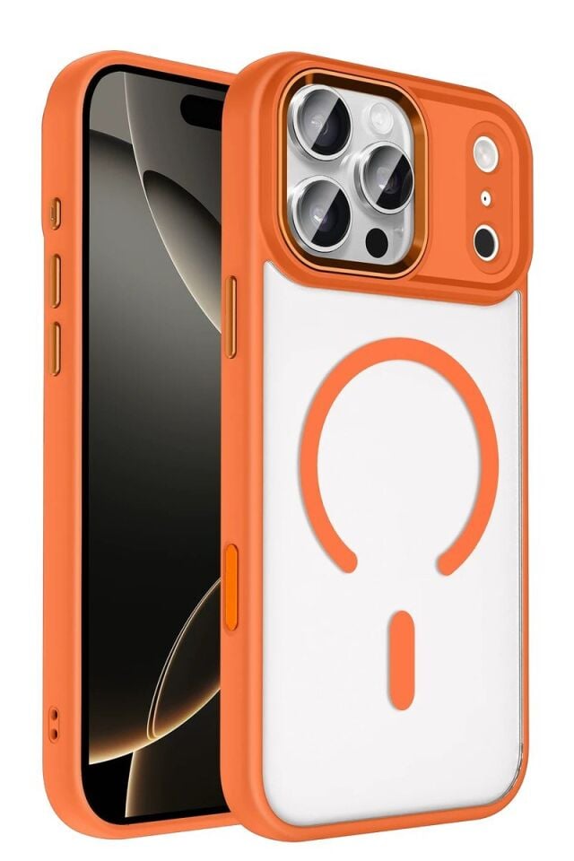 Joko Apple iPhone 17 Pro Max Terea Magsafe Kapak - Turuncu