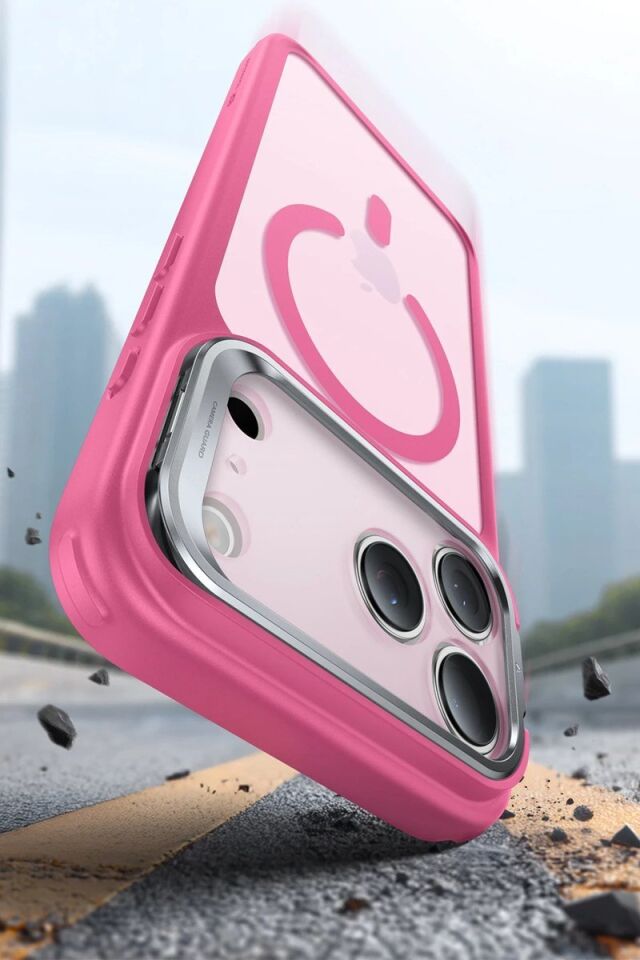 ESR Apple iPhone 17 Classic Hybrid Magsafe Standlı Kapak - Pembe