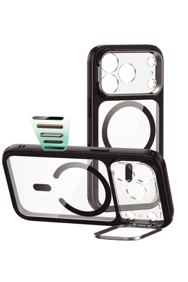 ESR Apple iPhone 17 Pro Max Classic Hybrid Magsafe Standlı Kapak - Siyah