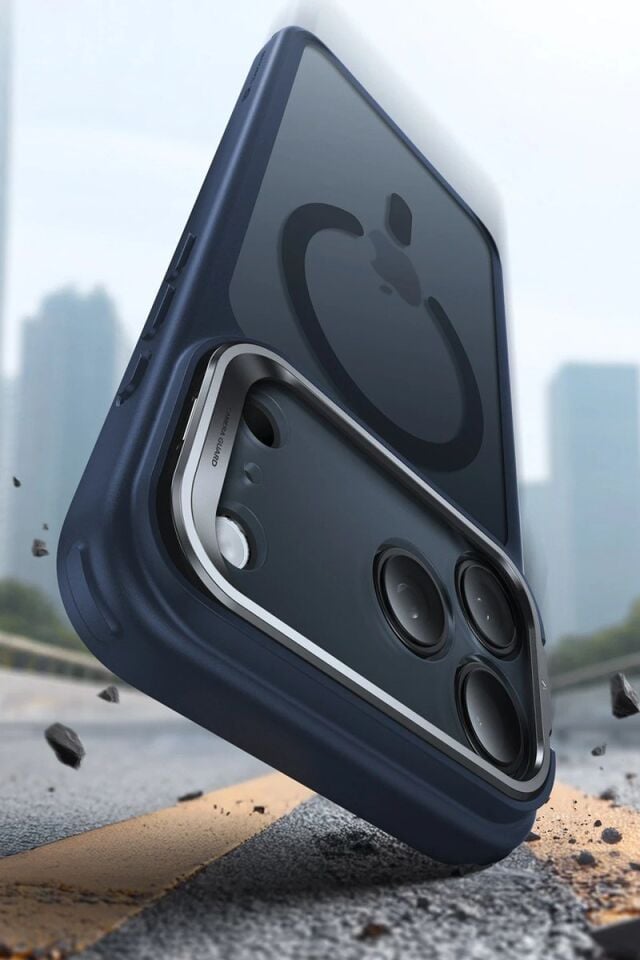 ESR Apple iPhone 17 Pro Max Classic Hybrid Magsafe Standlı Kapak - Mavi