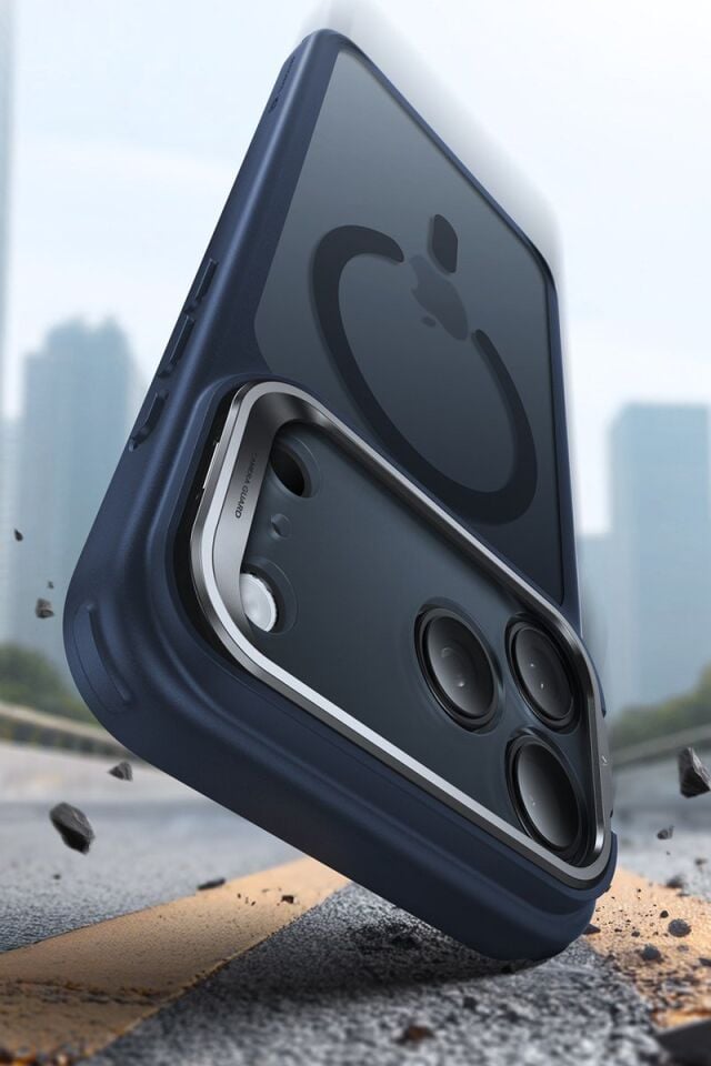 ESR Apple iPhone 17 Pro Classic Hybrid Magsafe Standlı Kapak - Frosted Blue