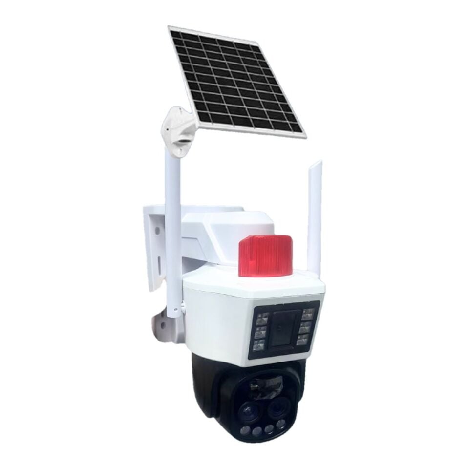 O-Kam 6010 Çift Lensli 4G Solar 10X Optik Zoom Kamera