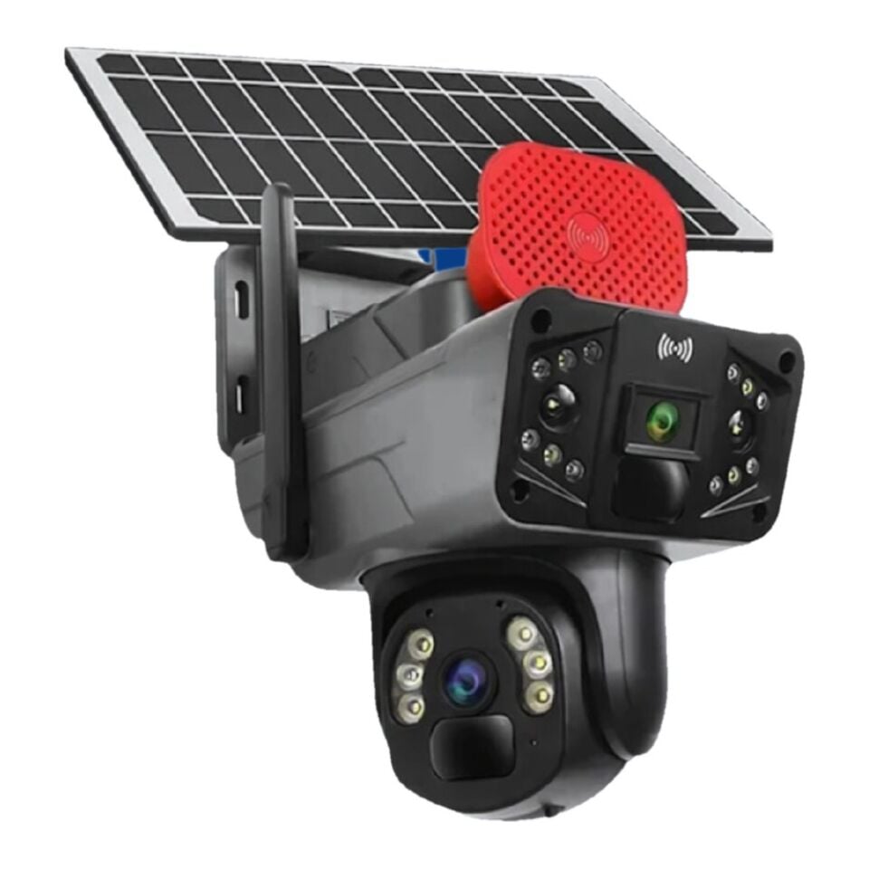 O-Kam 3815 4G Çift Lensli Solar PTZ Kamera