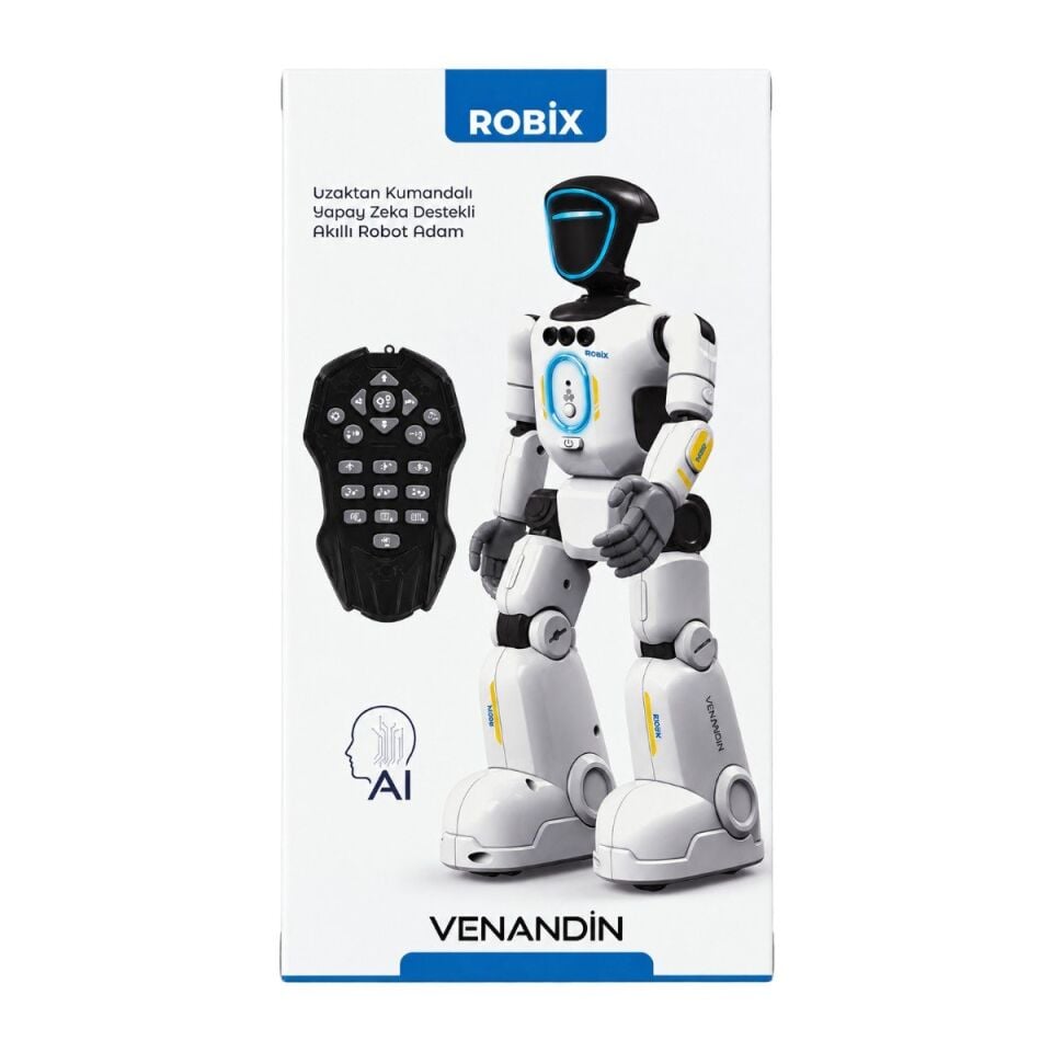 22011 Robix Uzaktan Kumandalı Yapay Zeka Destekli Akıllı Robot Adam
